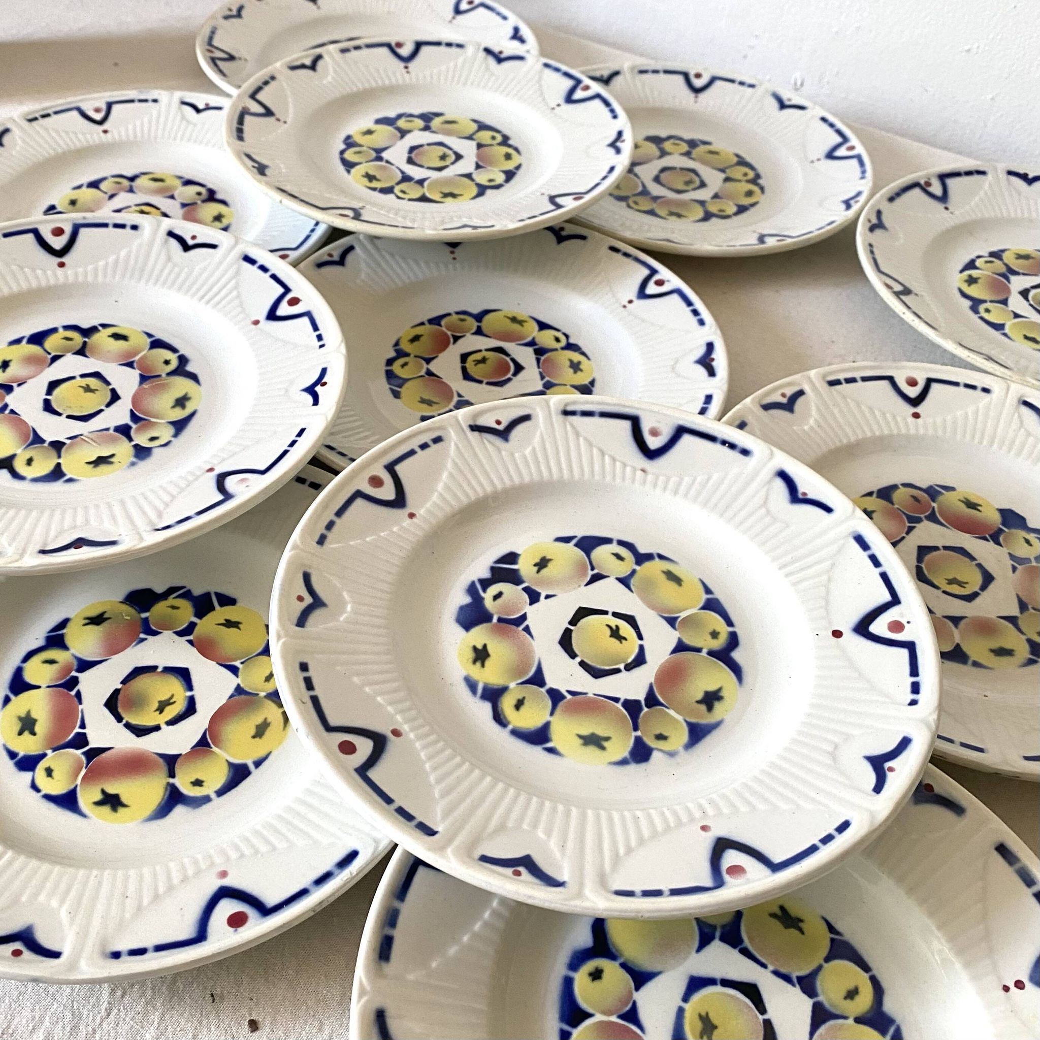 Amandinoise St Amand Art Deco Dessert Service