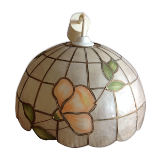 Hanging lamp in mother-of-pearl