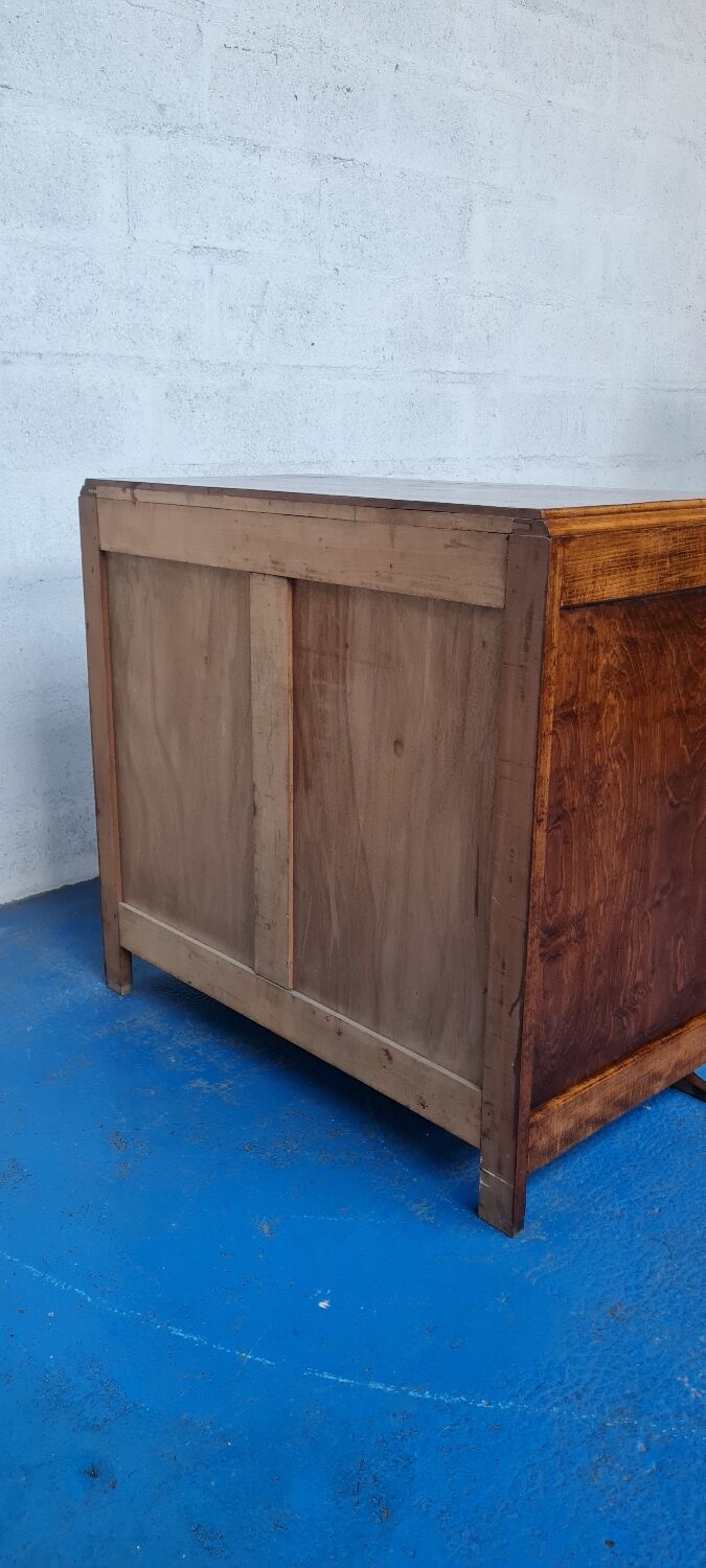 Oak art deco chest of drawers