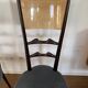 Set of four Italian Mid-Century Modern High Back dining chairs by Aldo Tura