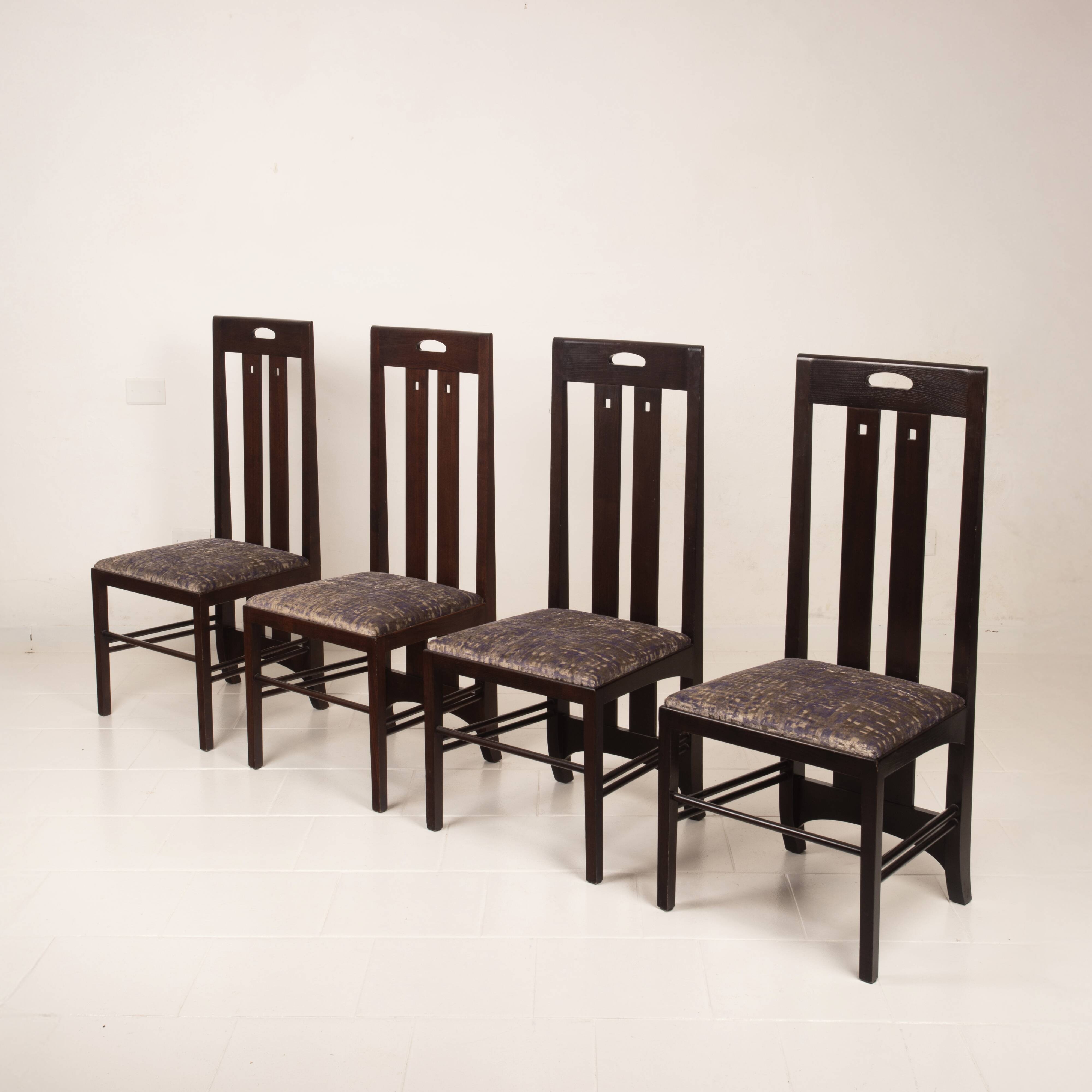 Chaises Ingram Low en bois de frêne au style de Glasgow de Charles Rennie Mackintosh pour Cass