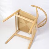 Ensemble de quatre chaises Wishbone, modèle Ch24, en hêtre, par Hans J. Wegner