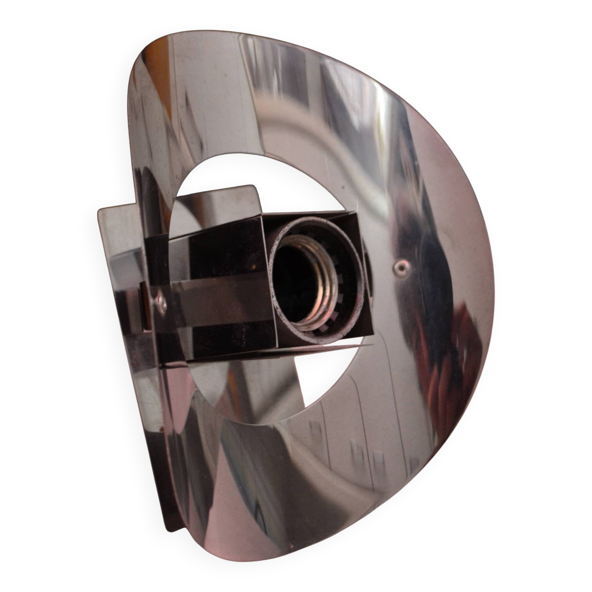 70s Chrome Wall Light