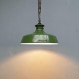 Old enamel lamp green