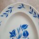Antique oval plate Sarreguemines model Chambord