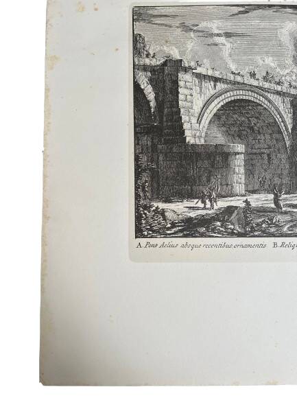 Reproduction of an engraving signed Piranesi F.