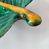 Vallauris ceramic tropical leaf tray, 1950s/1960s