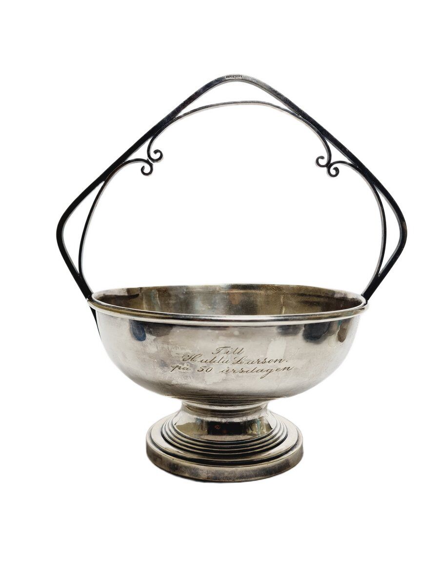 Art Nouveau fruit basket from WMF, 1890s