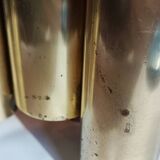 Tubular brass candlestick