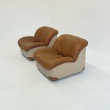 Caprice Armchairs and Coffee Table by Henning Korch for Swan