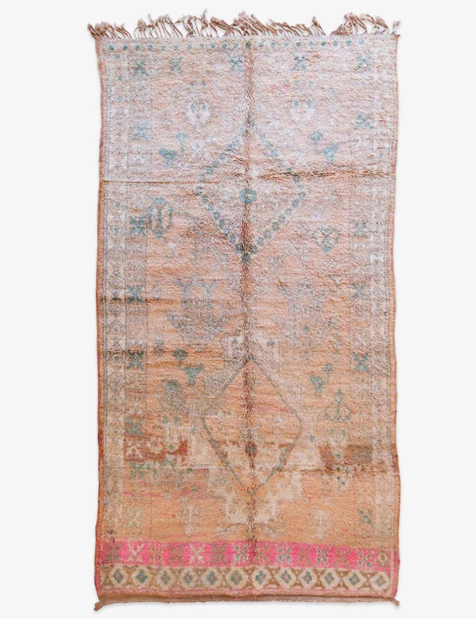 Vintage Moroccan Rug - 418 x 210 cm