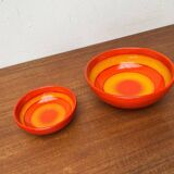 Set of 2 ceramic bowls by Baldelli, Italy.