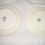 Set of 12 different flat plates
