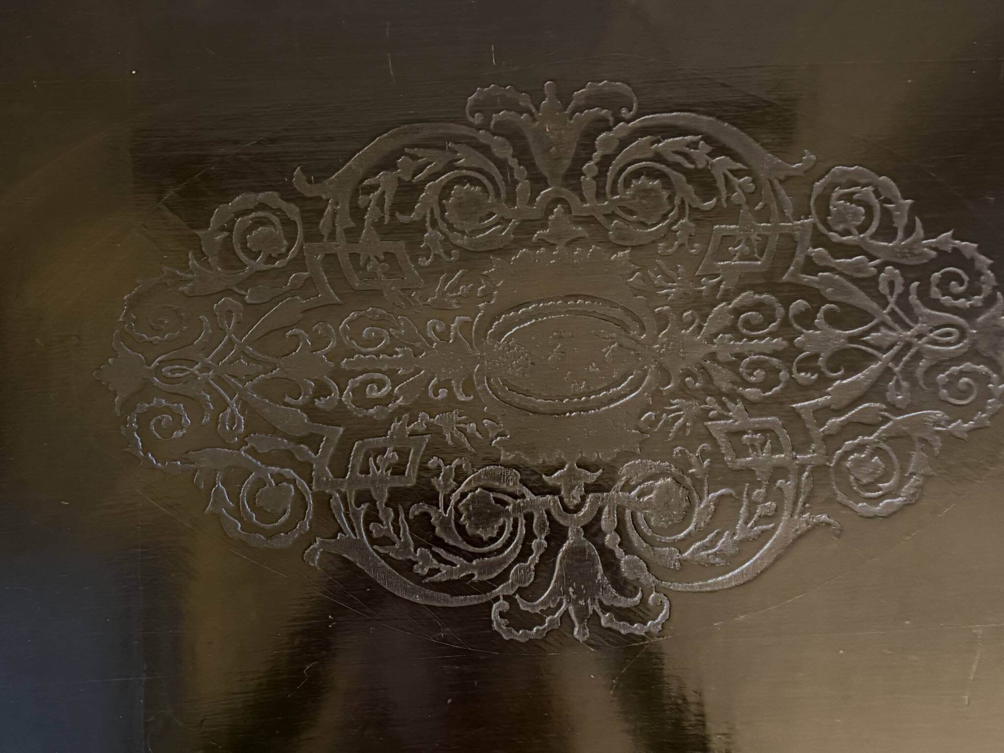 Napoleon III mahogany centre table