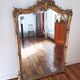 Large gilded mirror louis XV rockery  142x99cm