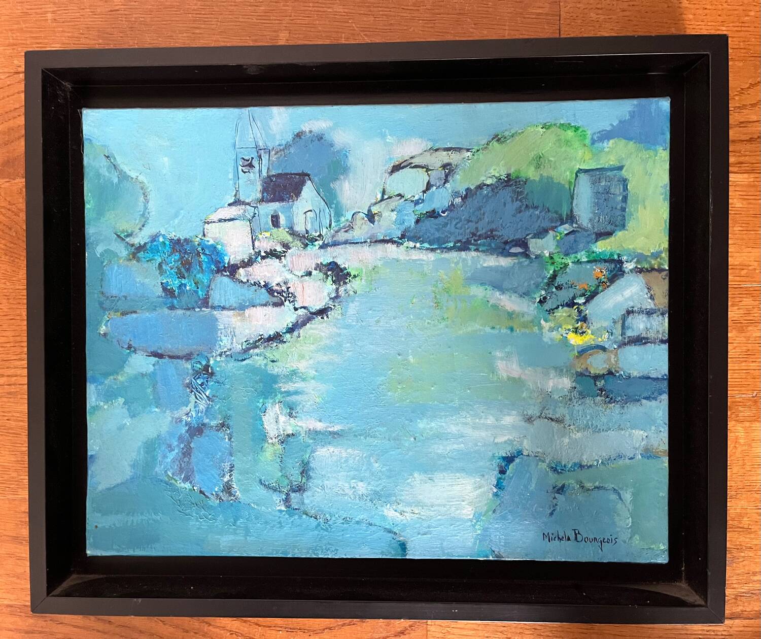 Painting: Oil on canvas - contemporary landscape