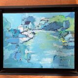 Painting: Oil on canvas - contemporary landscape