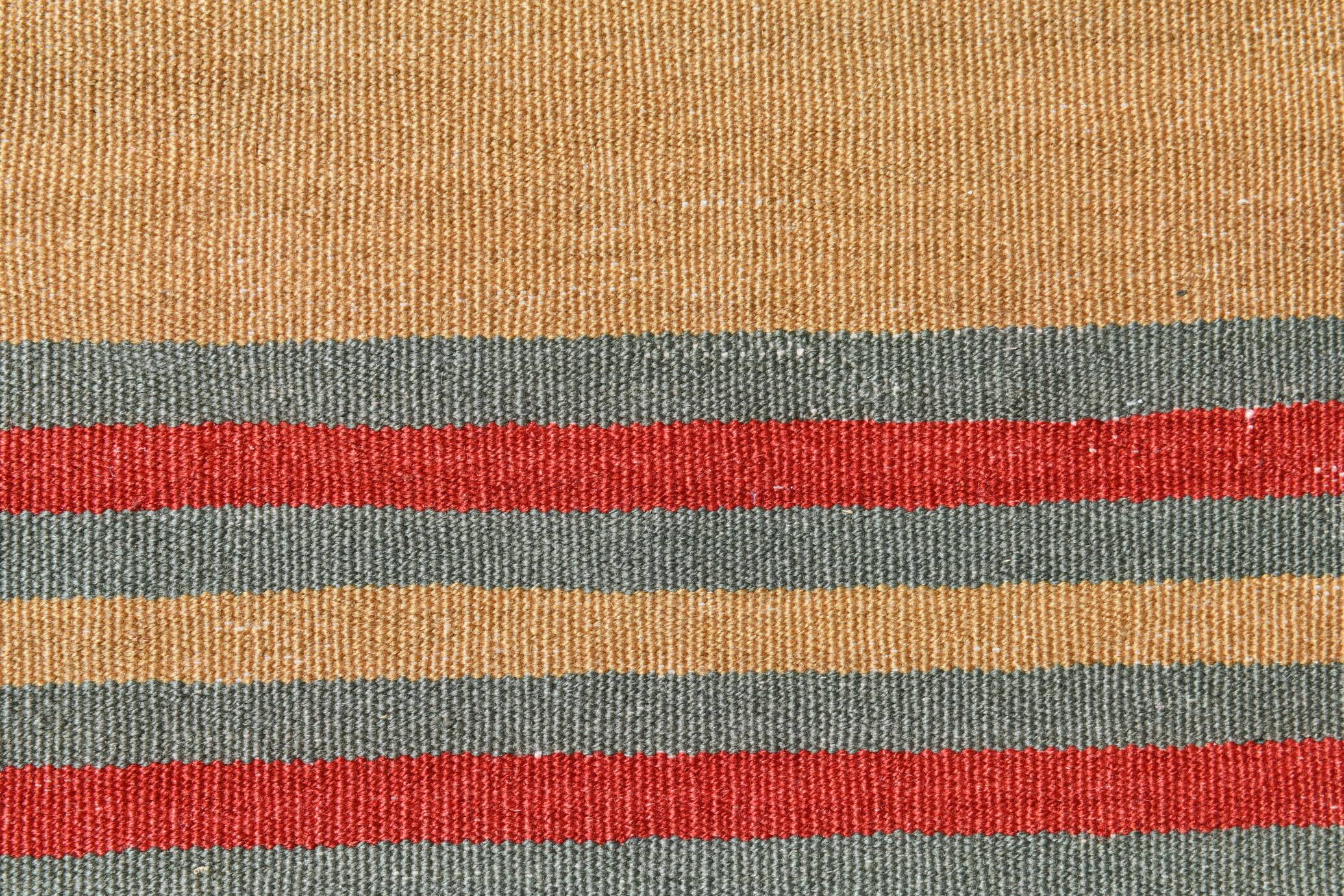 2x6 Kilim Salmon & Red Modern Decorative Wool Kilim Rug, 73x188 Cm