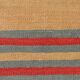 2x6 Kilim Salmon & Red Modern Decorative Wool Kilim Rug, 73x188 Cm