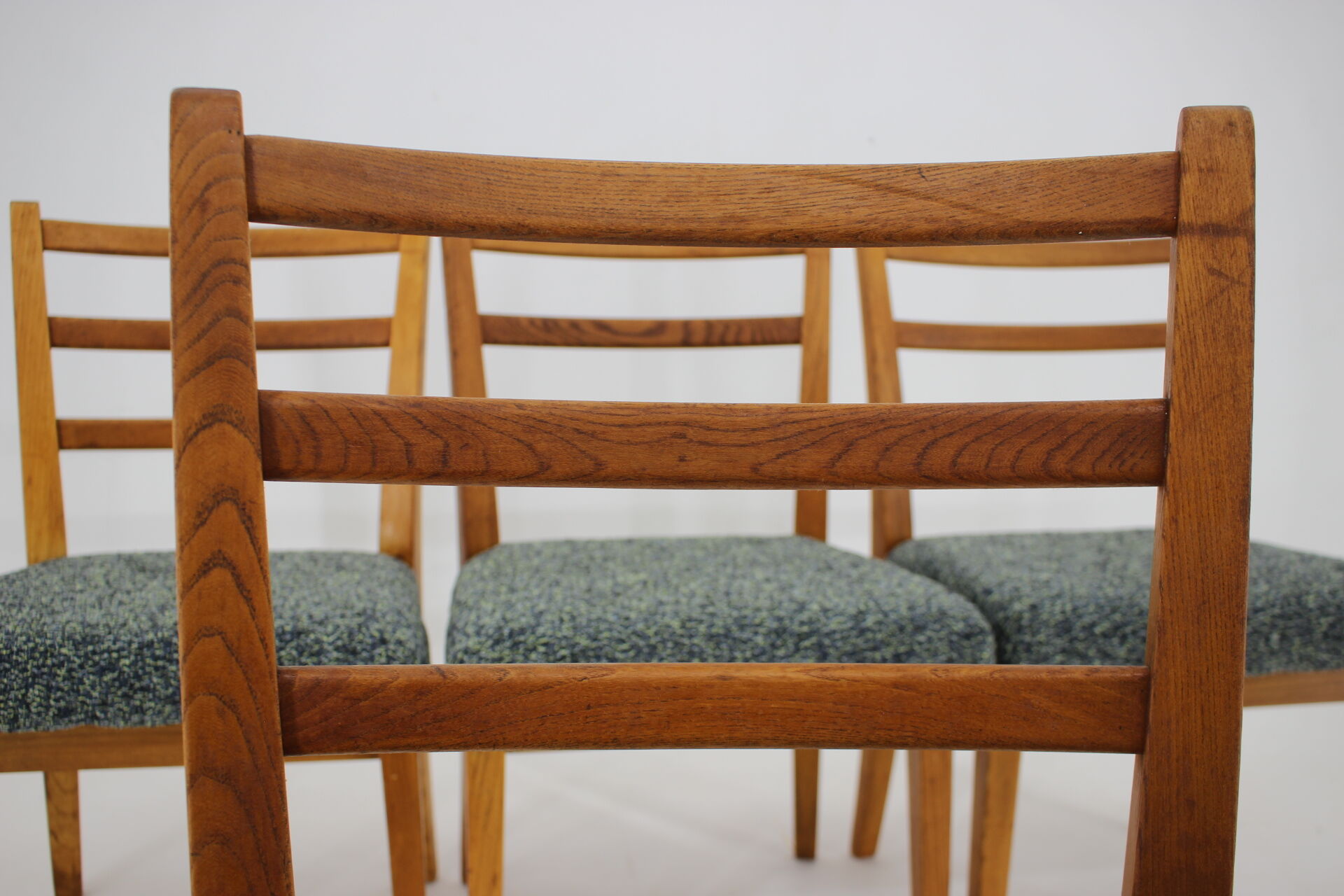 1960s Set of 4 Oak Dining Chairs ,Czechoslovakia