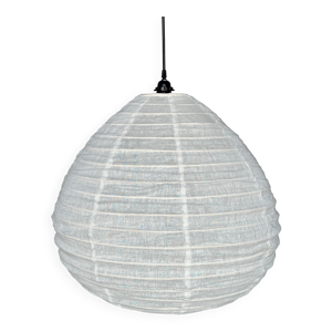 Suspension en rotin et - lin