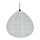 Average suspension in rattan and natural linen with a Japanese droplet shape H