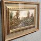 Favelli Flavio: Oil painting on panel "animated landscape"