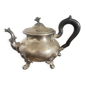 Antique Silver-Plated Victorian Teapot