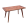 Table basse en bois de chêne avec incrustation de placage, 1960