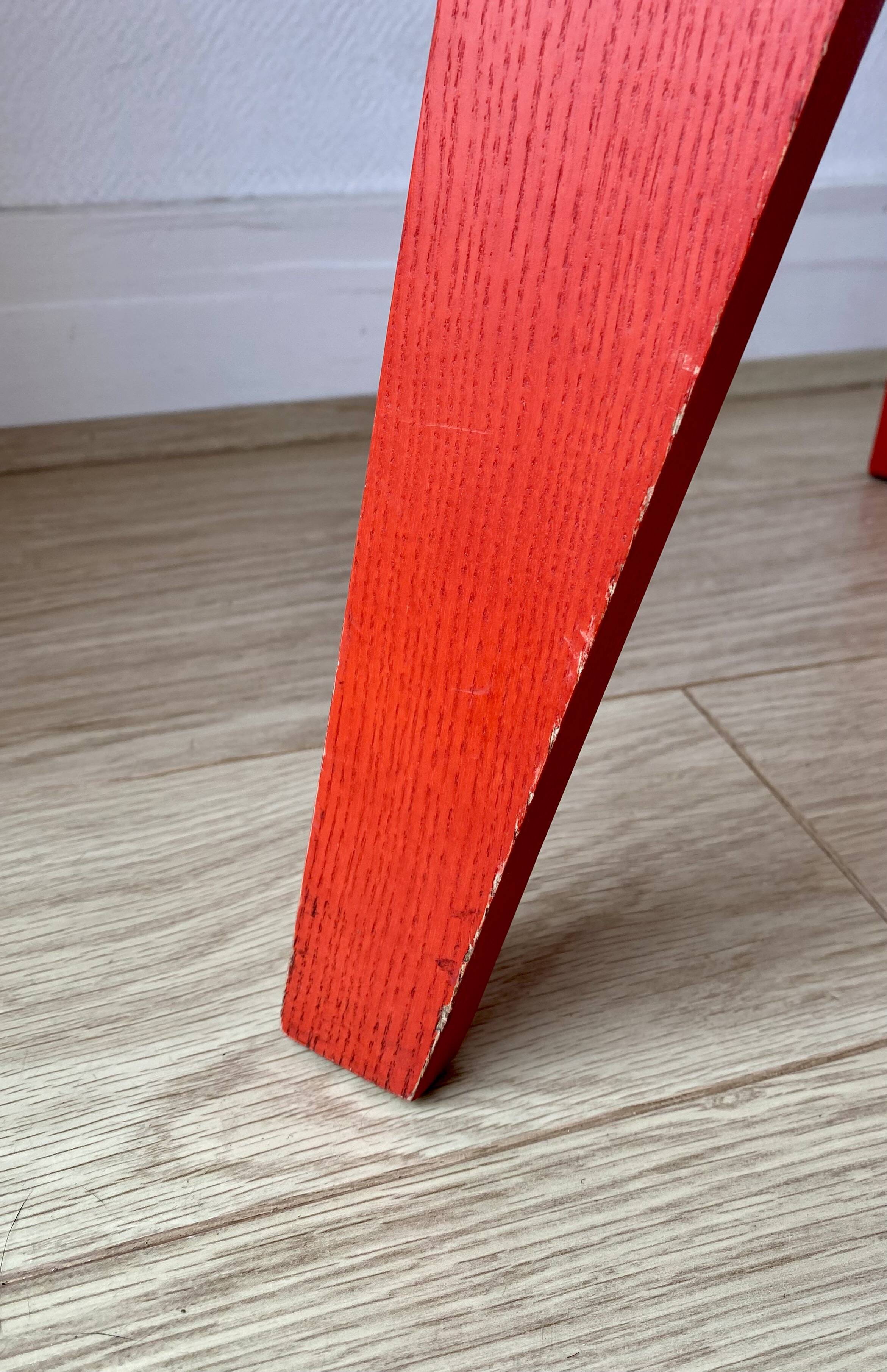 LCW Chair by Charles & Ray Eames, Vitra Edition, Red, 2022