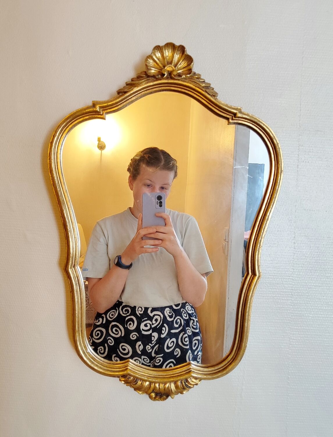 Mirror style louis XV gilded
