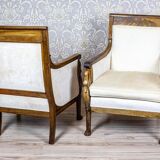 Set of Vintage Mahogany Chairs, 1920s