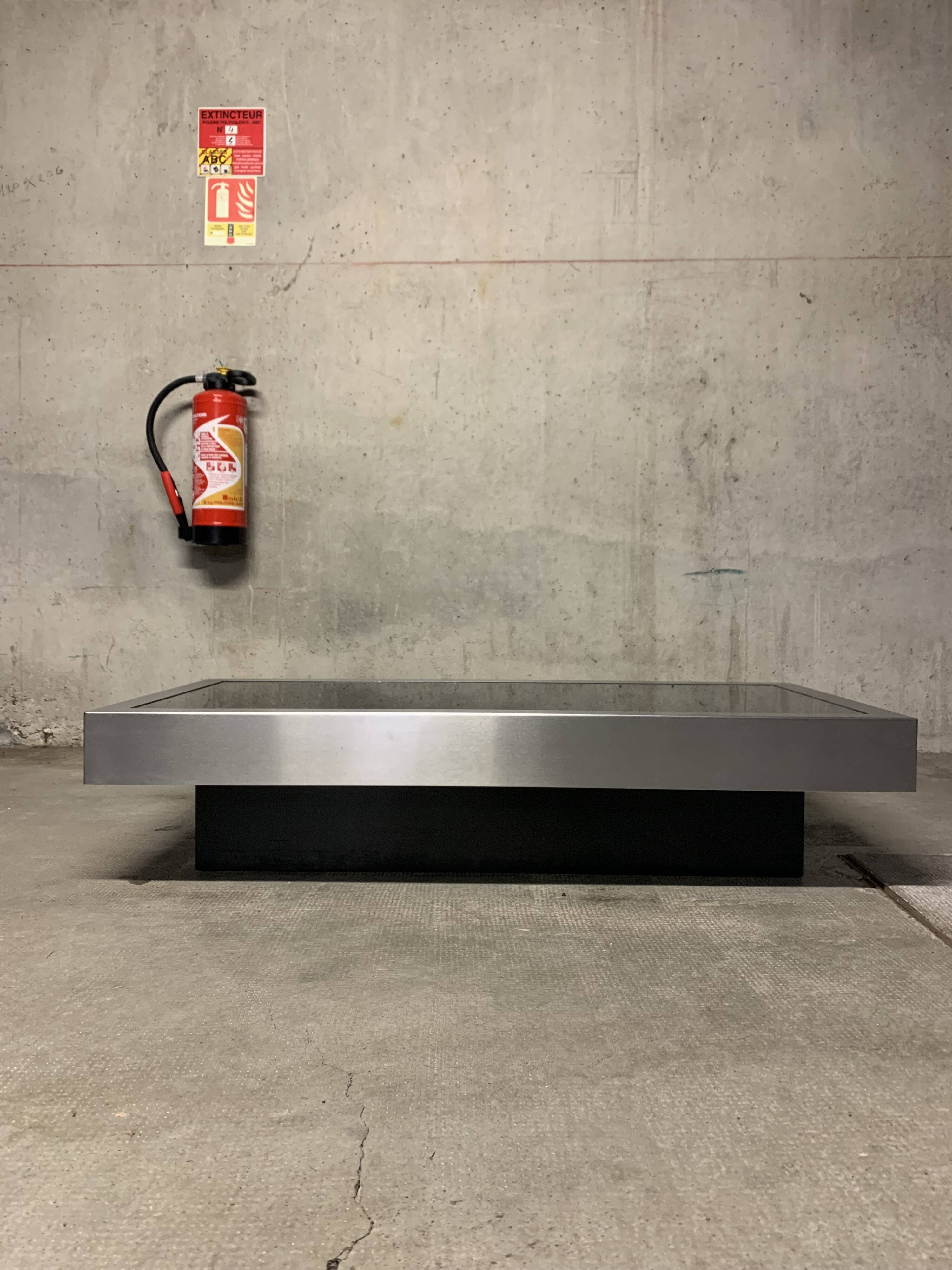 Vintage Retro Design Coffee Table in the Willy Rizzo Style