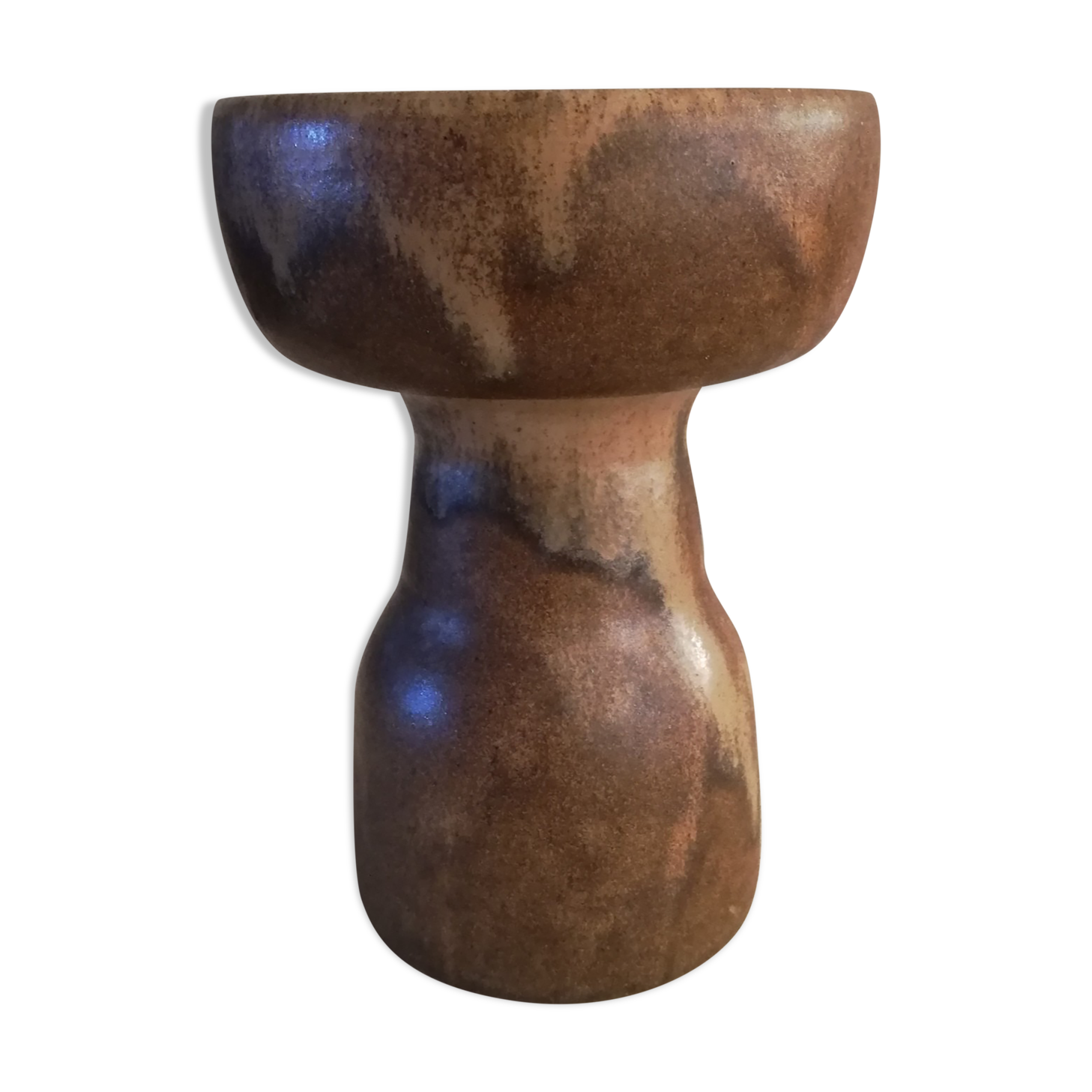 Stoneware candle holder