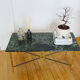 Table basse marbre vert années 60