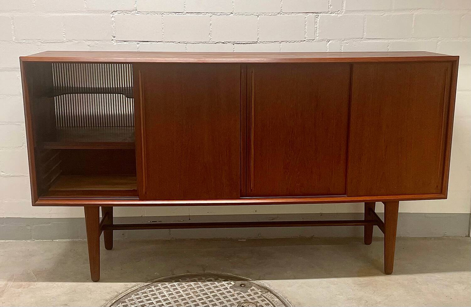 Scandinavian Teak Sideboard Madsen HP Hansen 60s