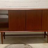 Scandinavian Teak Sideboard Madsen HP Hansen 60s
