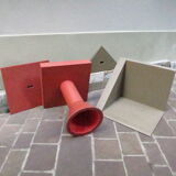 Red Table Massimo Morozzi Tangram 1983 Cassina