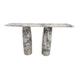 Console Mario en marbre violet veiné Viola par My Habitat Design