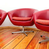 Set of swivel chairs, Czechoslovakia, 60s, Up Zavody Rousinov