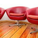 Set of swivel chairs, Czechoslovakia, 60s, Up Zavody Rousinov