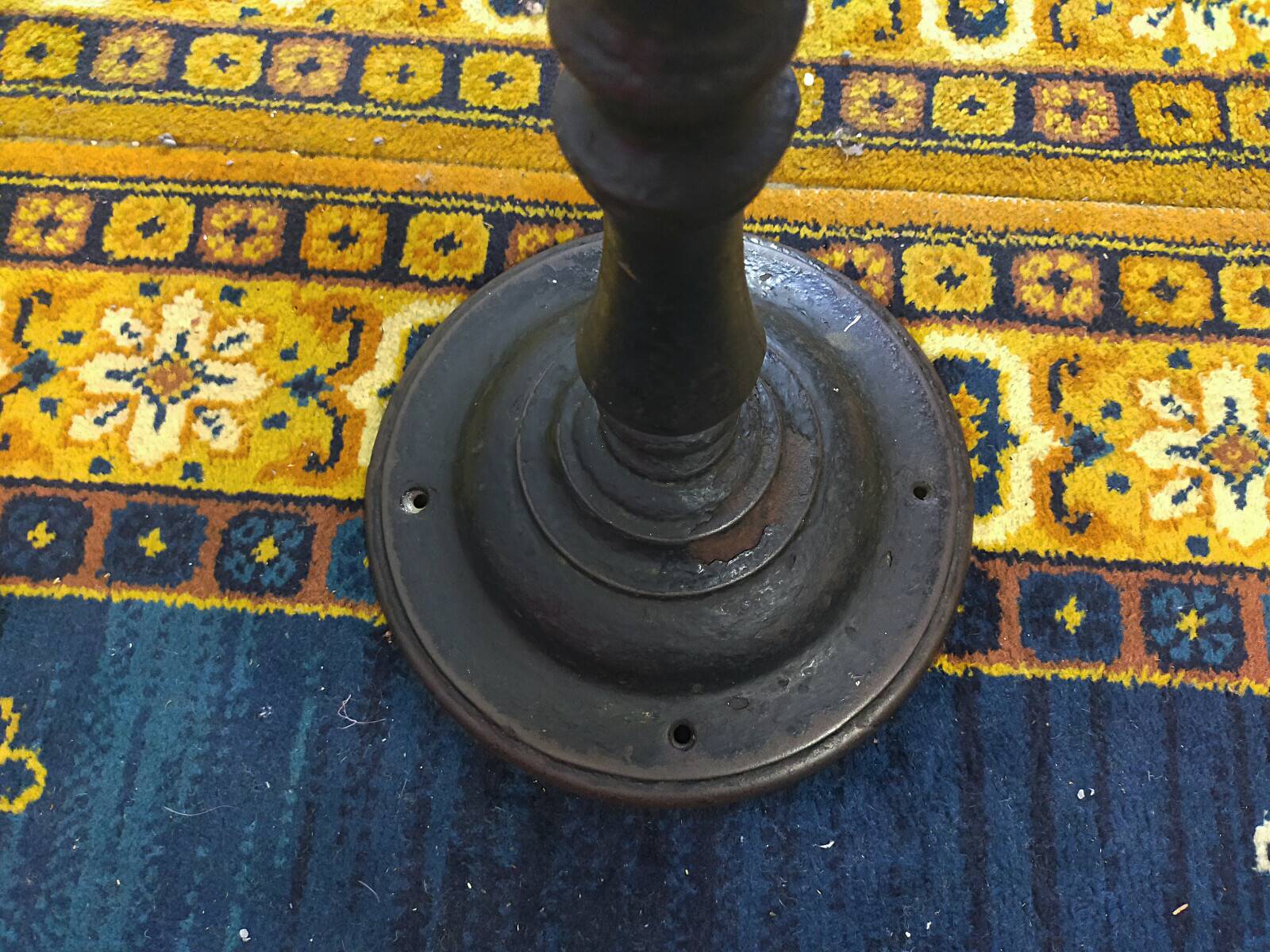 Table bistrot fonte et Terrazzo début 20ème