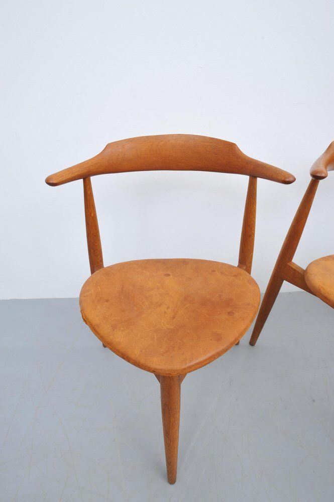 FH4104 Heart Chair by Hans J. Wegner for Fritz Hansen, 1950s