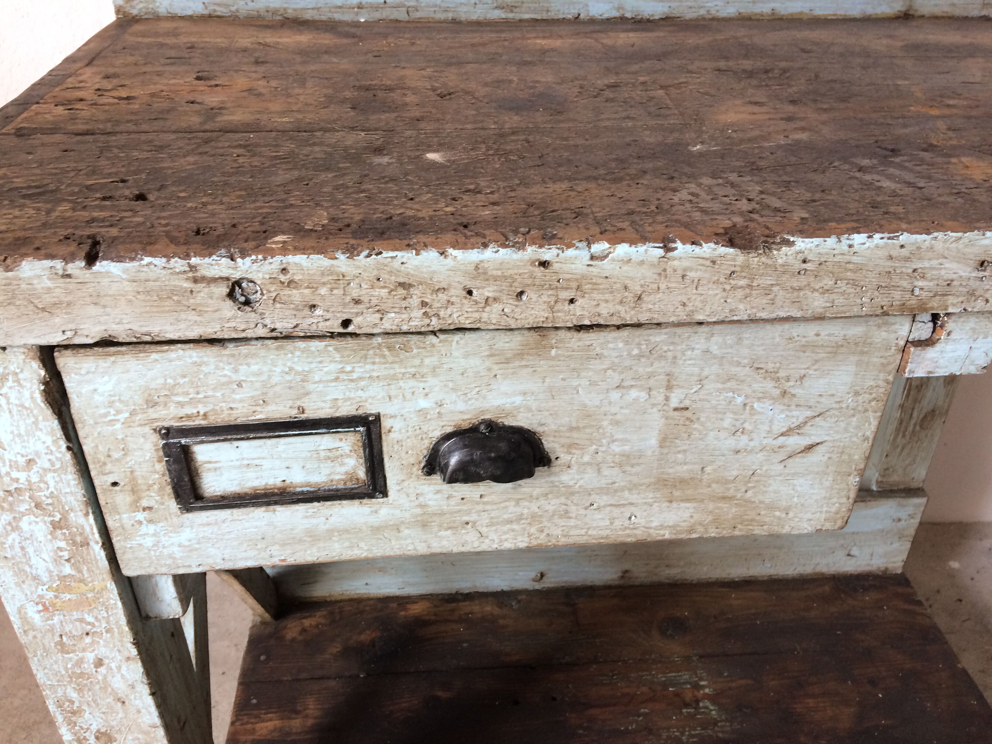 Wooden workbench