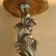 Vintage Rococo style gilded bronze lamp base