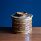 Berry stoneware butter dish