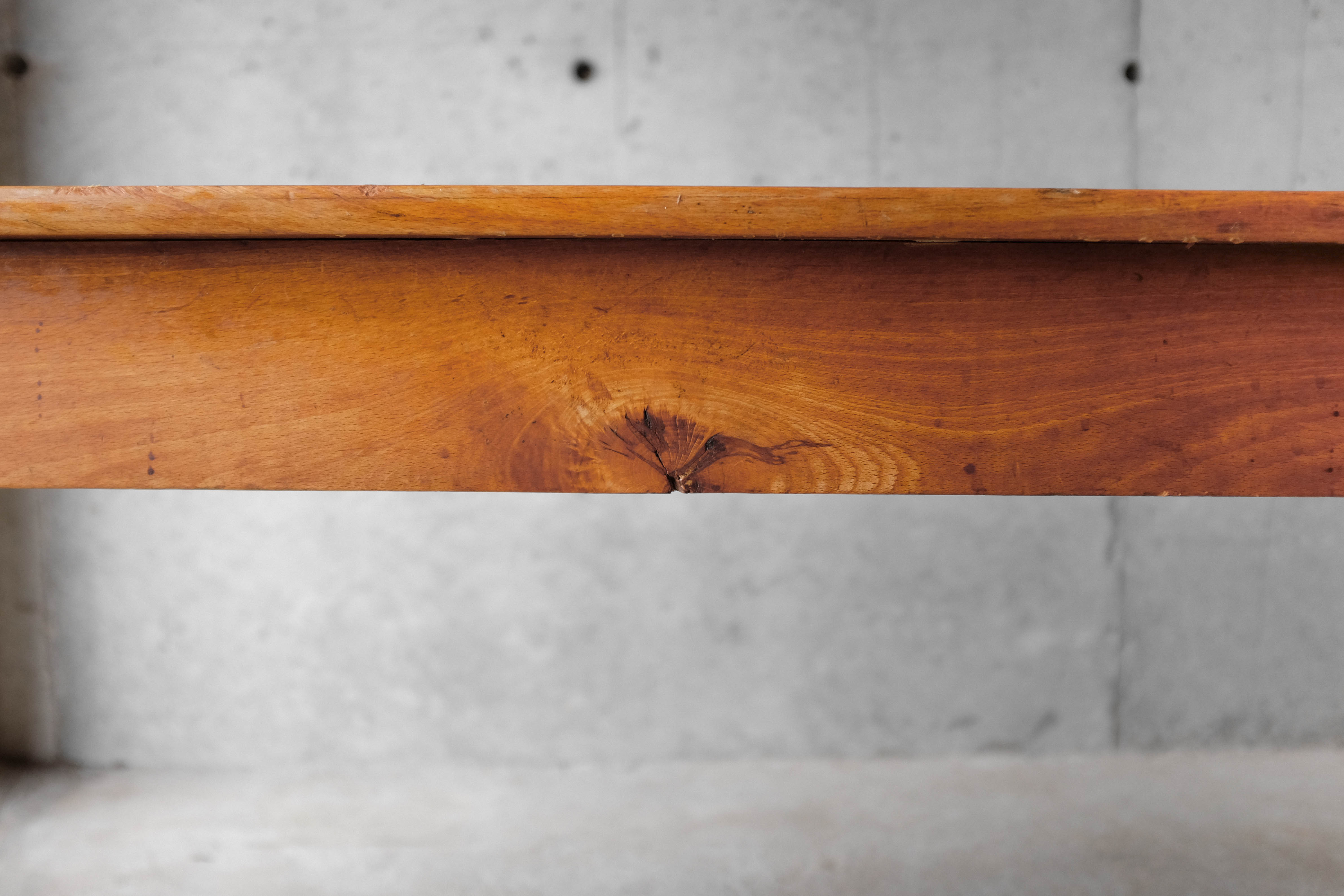Farm table, solid wood - 60s, 1960's