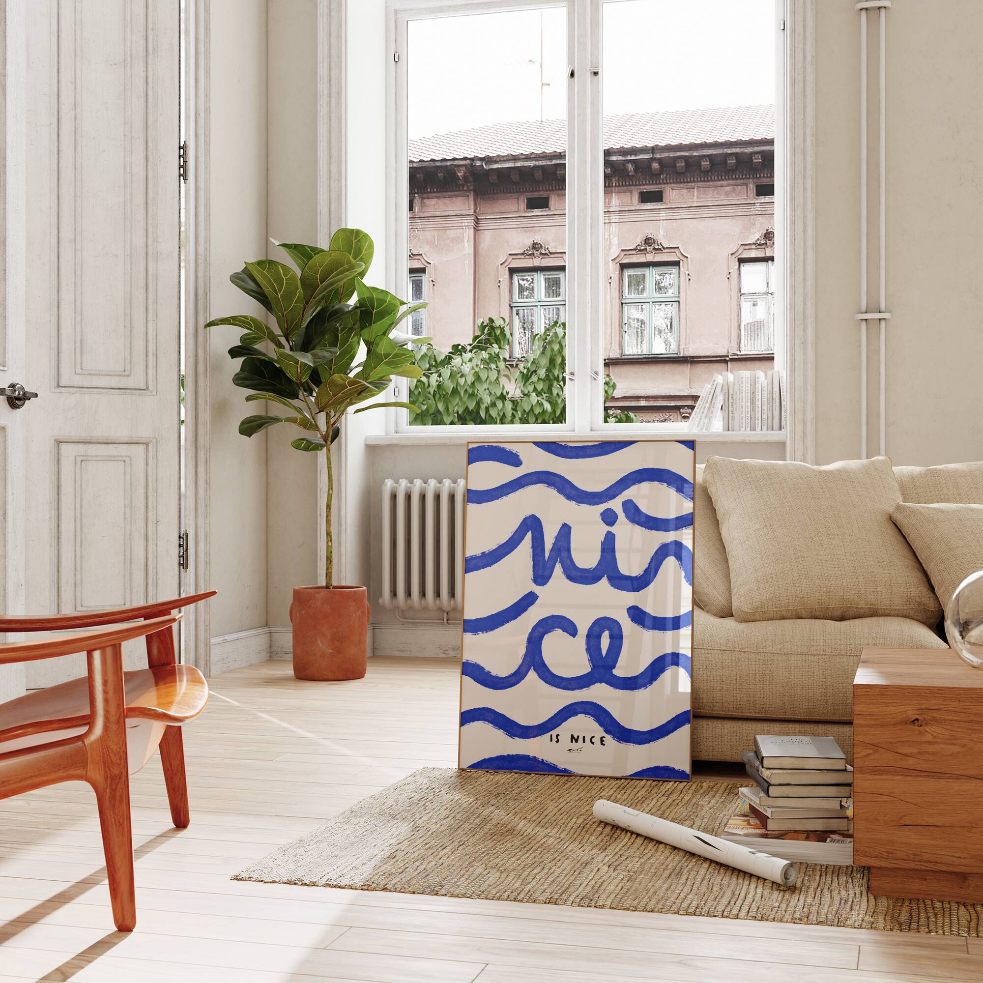 Nice is Nice - Moral poster 50x70