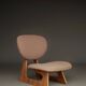model 5016 Low Chair by Junzo Sakakura and Daisaku Cho, 1970s