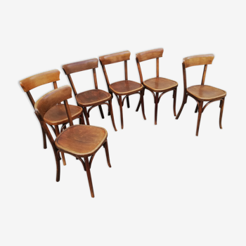 Set de 6 chaises de bistrot